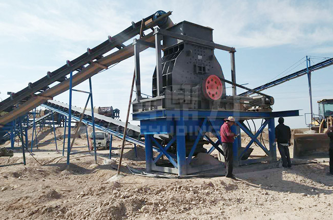 寧夏靈武時產200噸小型破碎生產線 寧夏靈武時產200噸石料生產線