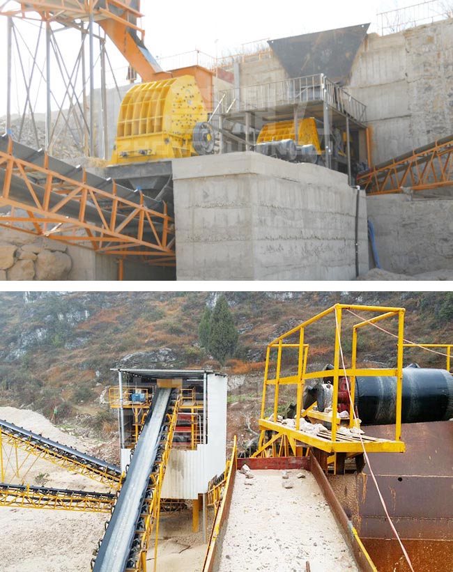 湖南衡陽日產1000噸碎石生產線 湖南衡陽日產1000噸碎石生產線