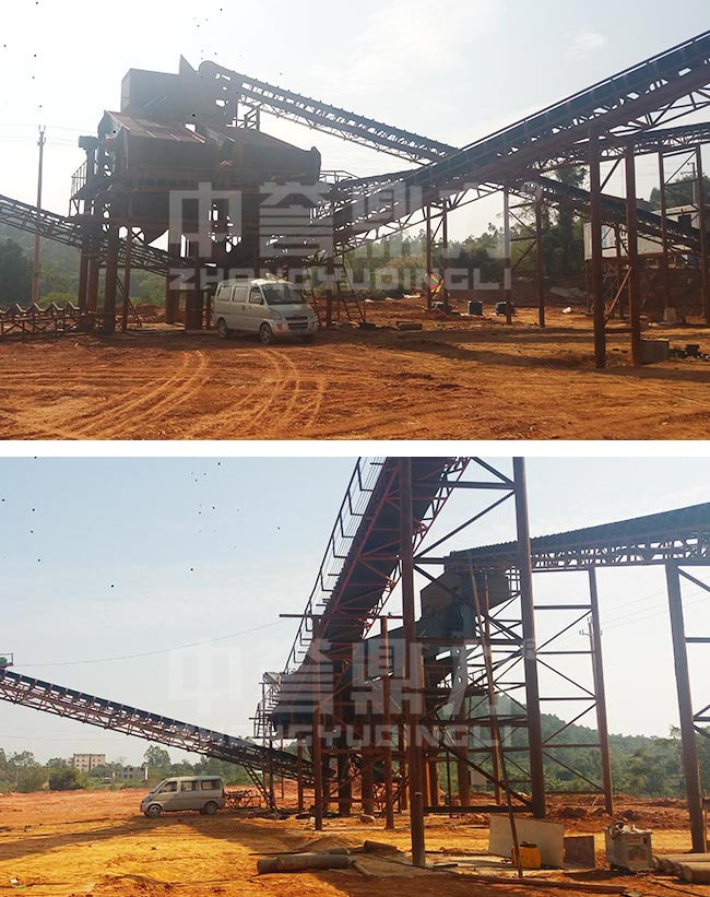 廣西南寧時產800噸砂石骨料生產線 廣西南寧時產800噸砂石骨料生產線