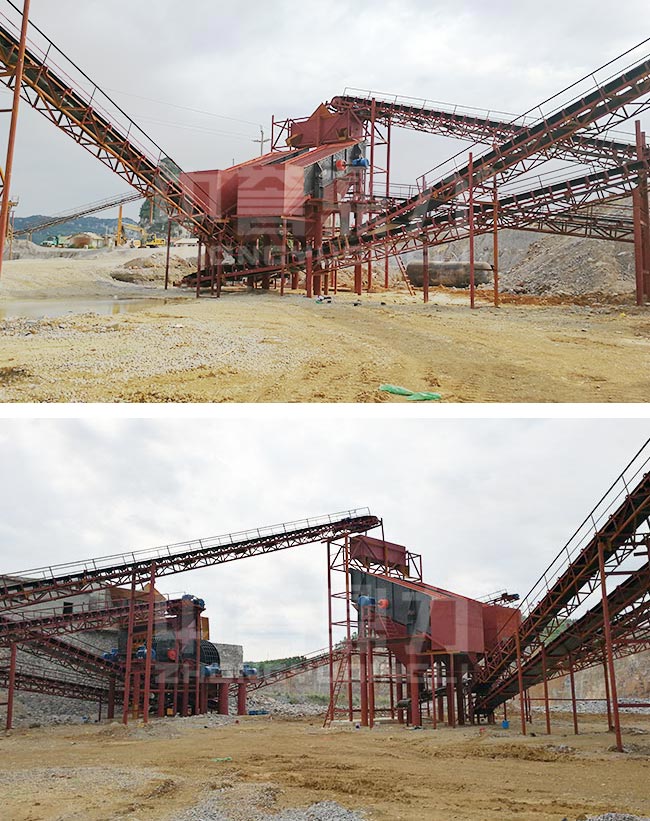 廣西柳州時產800噸花崗巖破碎生產線 廣西柳州時產800噸花崗巖破碎生產線