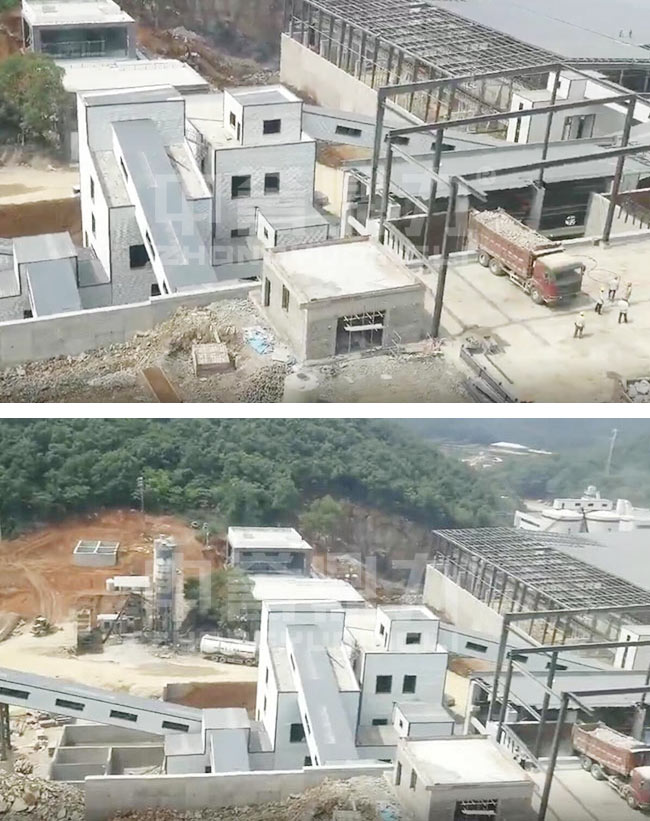 江西瑞昌時產2000噸骨料生產線簡介 江西瑞昌時產2000噸骨料生產線簡介