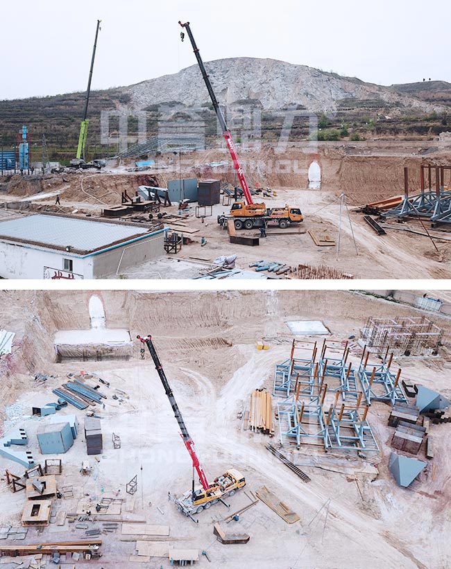 陜西渭南時產2000噸碎石生產線案例 陜西渭南時產2000噸碎石生產線案例