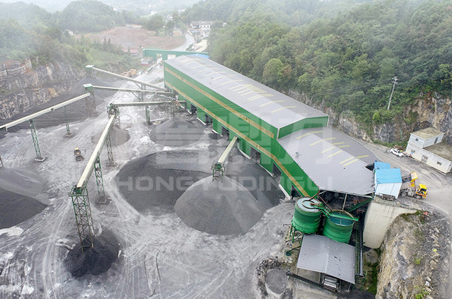 湖北省長陽海龍礦業時產1200噸砂石料生產線 湖北省長陽海龍礦業時產1200噸砂石料生產線