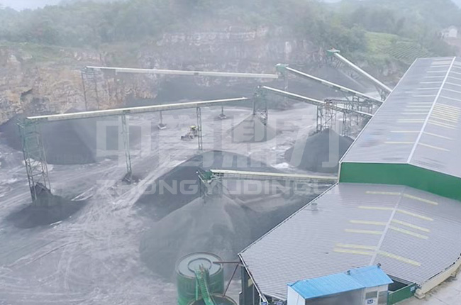 湖北省長陽海龍礦業時產1200噸砂石料生產線 湖北省長陽海龍礦業時產1200噸砂石料生產線