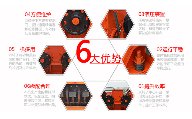 石英石制砂生產線特點