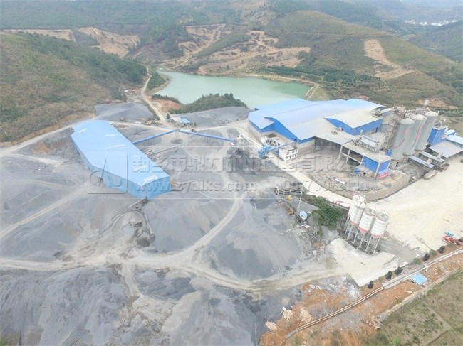 碎石機生產(chǎn)線生產(chǎn)現(xiàn)場