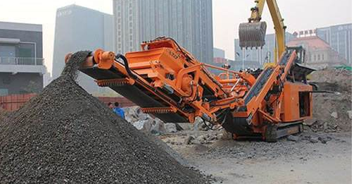 建筑垃圾移動(dòng)破碎站