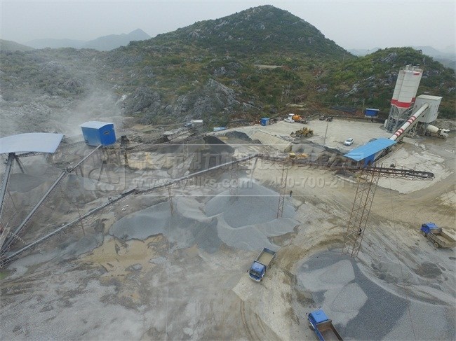 一天兩千噸石子生產線