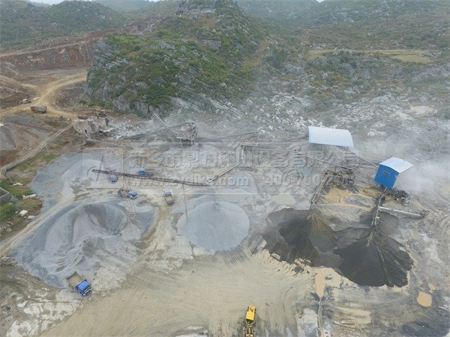 一天兩千噸石子生產線