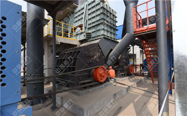 重錘式破碎機的安裝設計方案