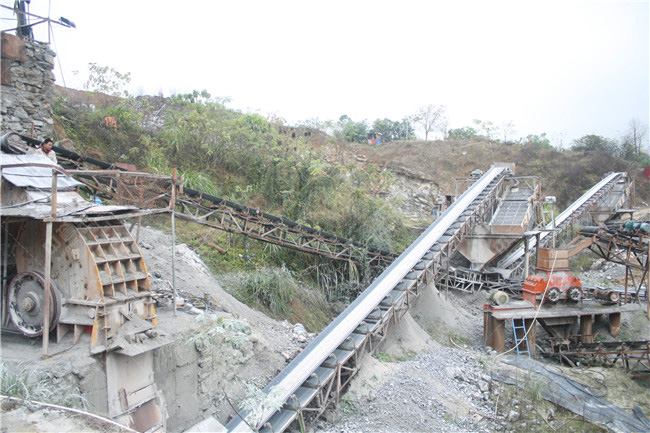 湖南省時(shí)產(chǎn)50噸石灰石制沙生產(chǎn)線