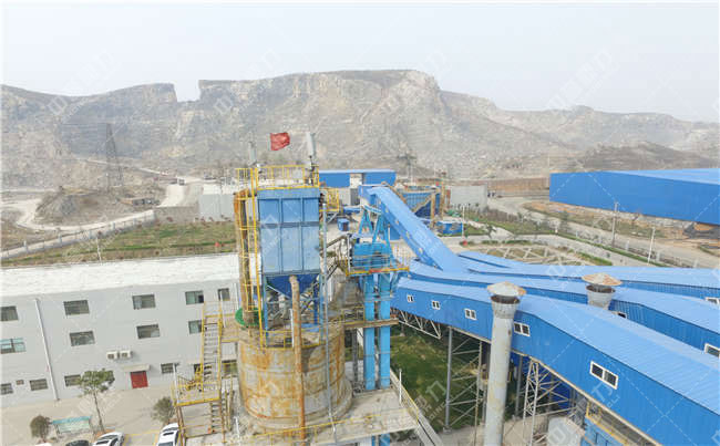 智能制砂生產(chǎn)線密閉封裝除塵現(xiàn)場圖