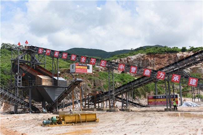 時產350噸制砂生產線-湖南懷化中方縣下坪鄉抗應洞采石場