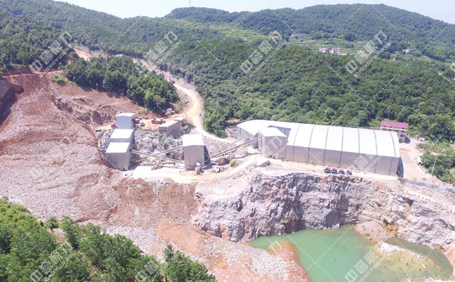 湖南省婁底市壩塘采石場