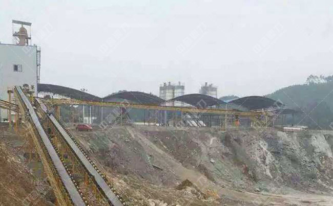 河卵石制砂生產線